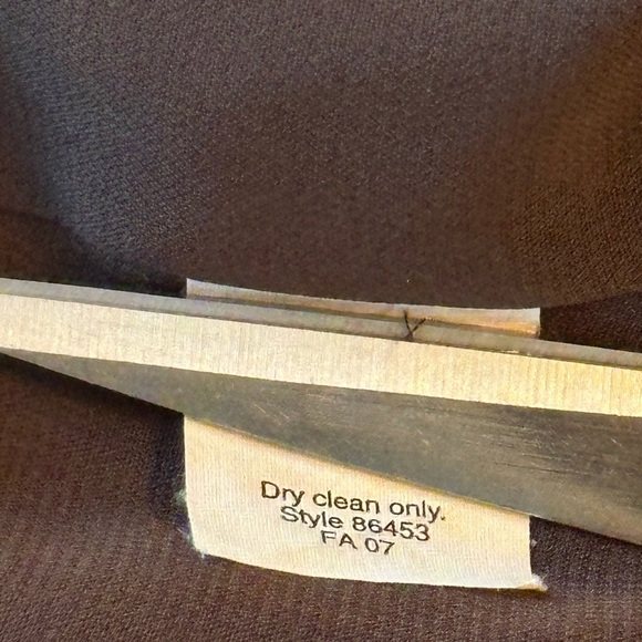 J.Crew 100% Silk Chocolate Brown Midi Dress Size 8 Spaghetti Strap VNeck A-Line - Picture 4 of 8